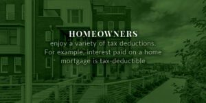 Tax benefits for homeowners 